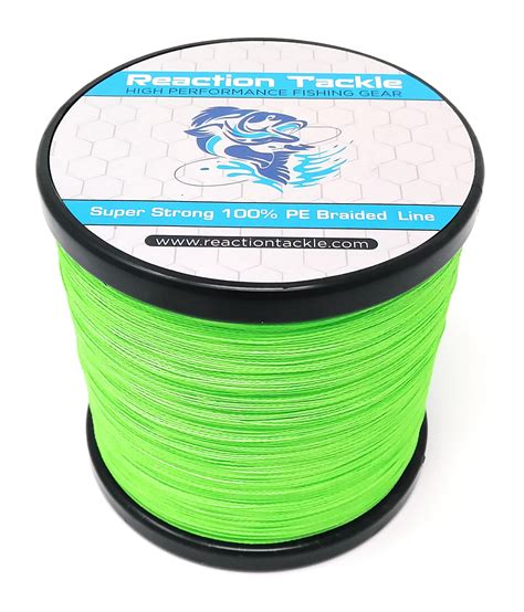 REACTION TACKLE HIGH QUALITY CAMOUFLAGE <strong>BRAIDED FISHING LINE</strong> New Camouflage Green and Blue <strong>line</strong> is now available! Reaction Tackle new camouflage <strong>braided fishing line</strong> was designed to blend in the environment, prepare to catch more fish!. . Braided fishing line at walmart